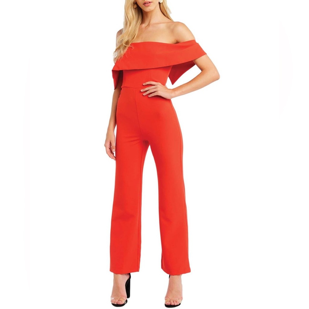 NWT Bardot Off The Shoulder Jumpsuit Size Medium